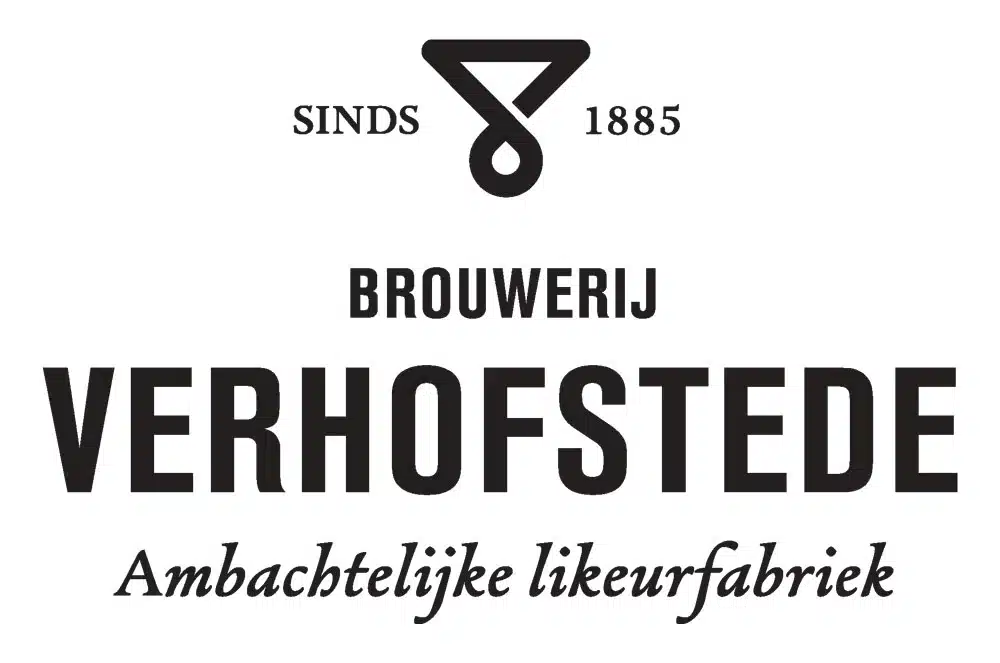 Brouwerij Verhofstede logo - ambachtelijke likeurfabriek sinds 1885, partner van OLF festival