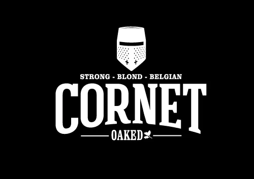 Cornet Oaked logo - Strong Blond Belgian beer brand, official partner van OLF Nieuwkerken festival