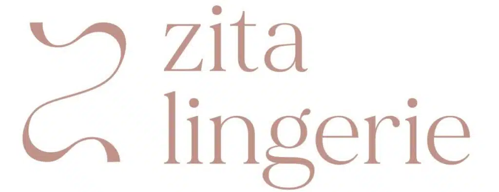 Zita Lingerie logo in roségoud kleur, partner van OLF jongerenfuif Nieuwkerken